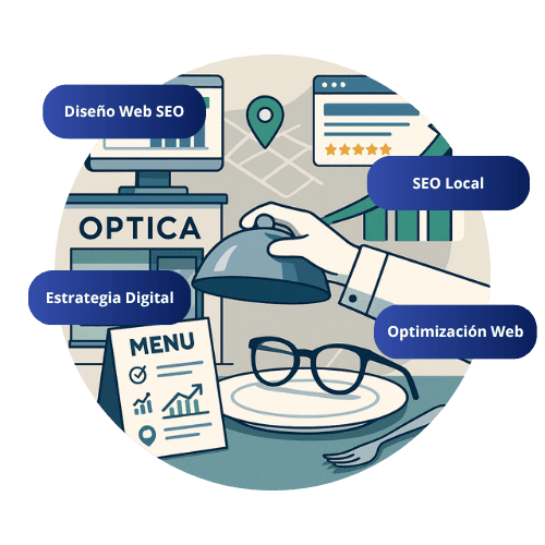 Diseño web SEO y Estrategia Digital para Ópticas